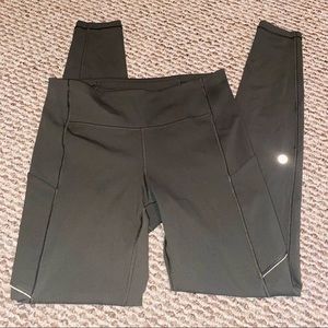 NWOT Khaki Green Lululemon Leggings